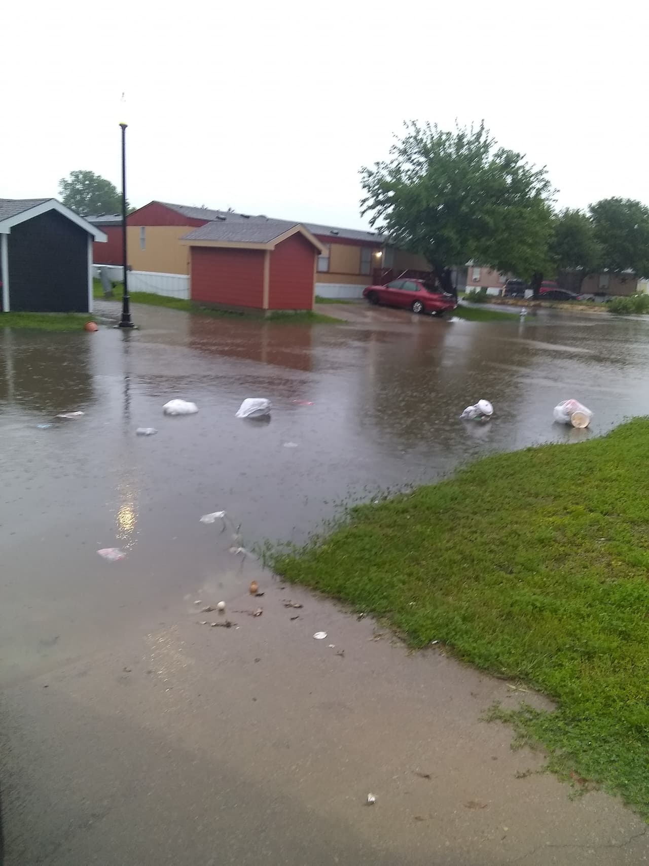 Así se vio el área donde se encontraba Carlitos Martínez.