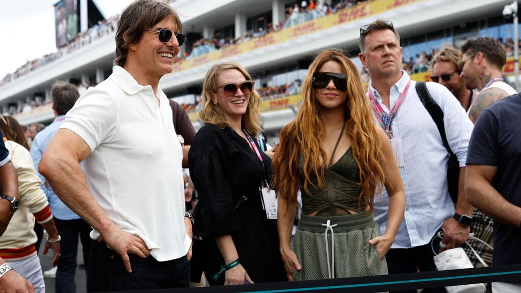 Shakira y Tom Cruise juntos en Miami.