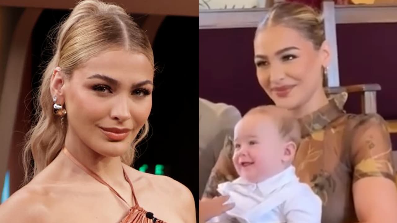 Migbelis Castellanos y su esposo bautizan a su bebé: imágenes de la ceremonia