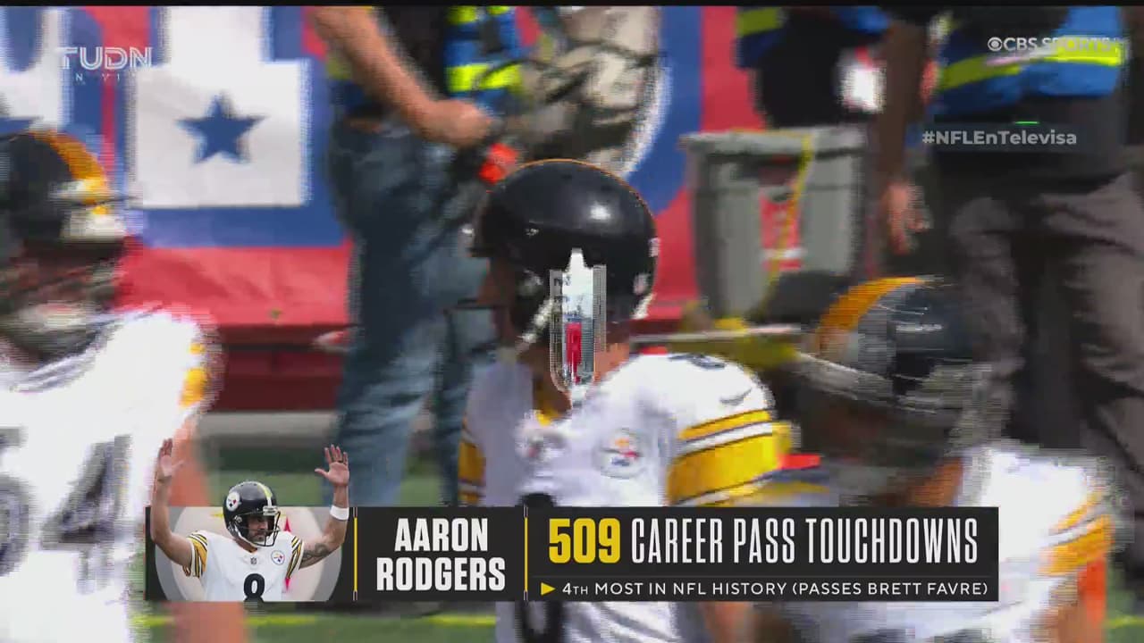 Resultados Semana 3 de NFL: Aaron Rodgers hace historia en triunfo de Steelers