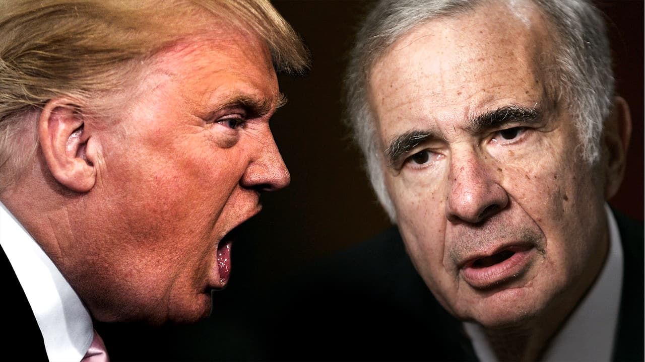 La turbulenta historia de Donald Trump y Carl Icahn, amigos y rivales en Atlantic City