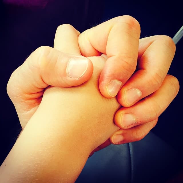 Y le encanta compartir esos momentos con su hijo Santiago.