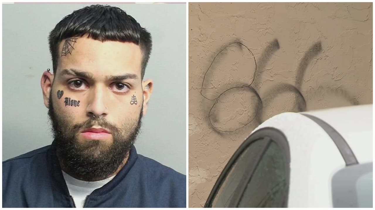 Hombre de Hialeah es acusado de cometer actos de vandalismo en casas, carros y negocios, durante 10 noches seguidas
