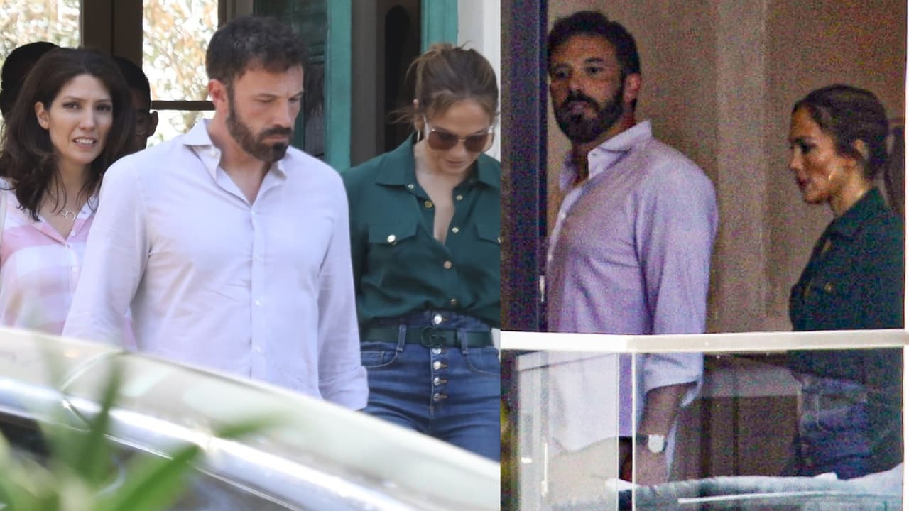 Ahora con la 'cuñada': Ben Affleck y JLo visitan una lujosa mansión junto con la hermana de la cantante 
