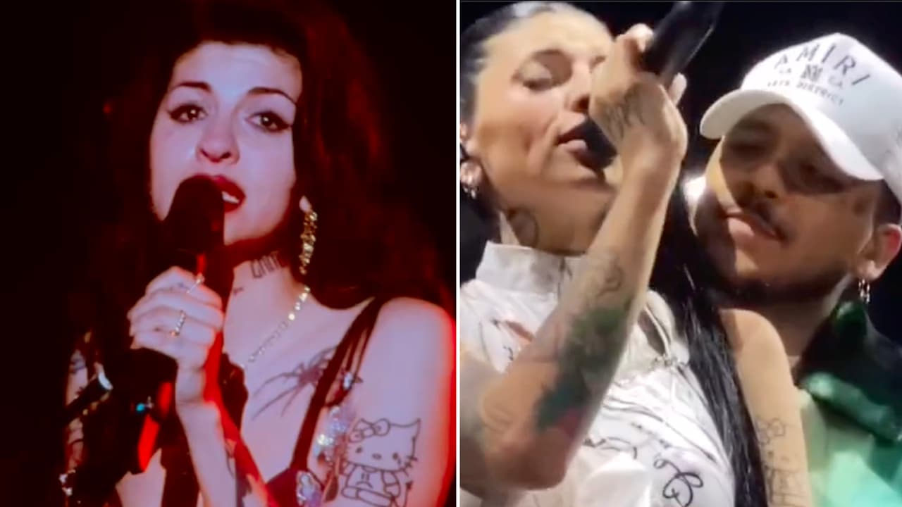 Cazzu llora al cantar tema que hace 3 años interpretó con Nodal: así fue el momento