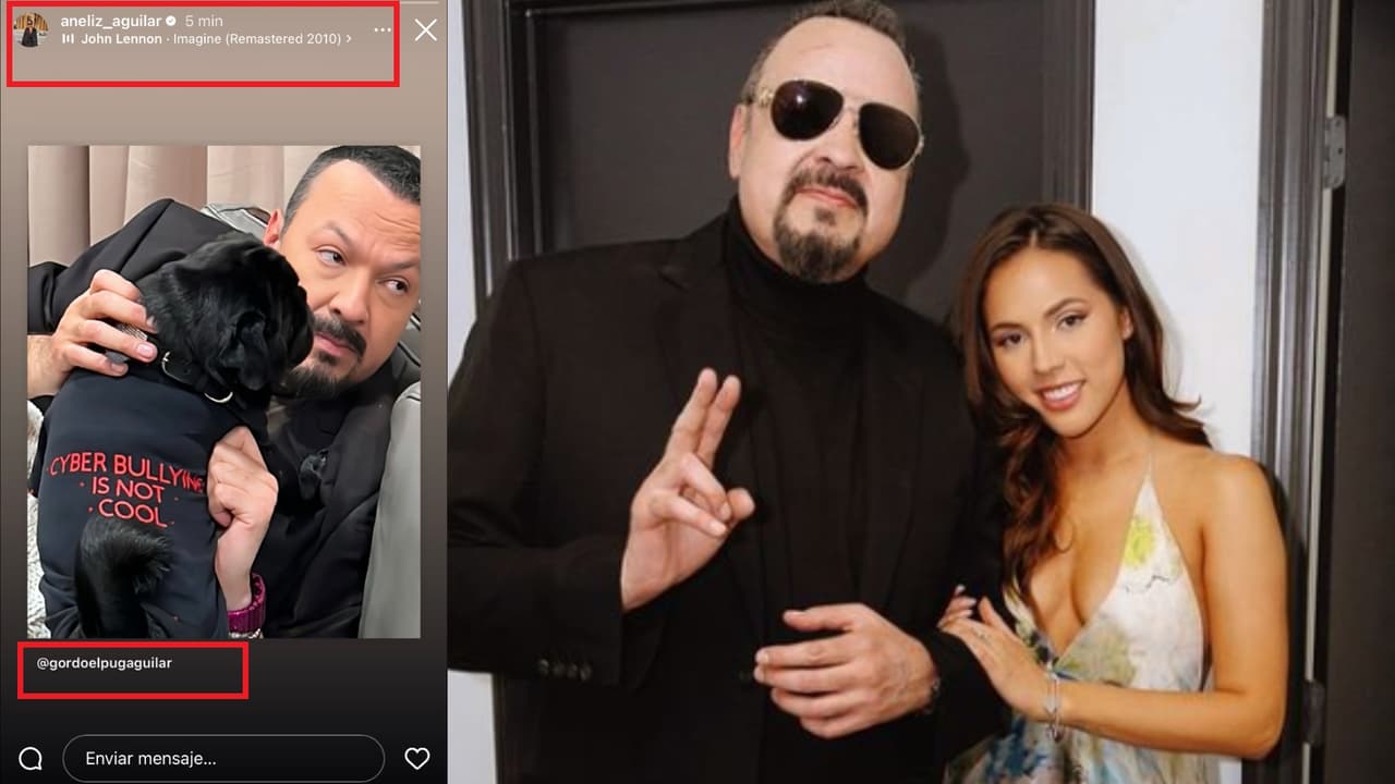 Aneliz Aguilar, la hermana mayor de Ángela, también replicó el mensaje contra el "ciberacoso" que emitió su padre desde la cuenta de Instagram de su mascota.