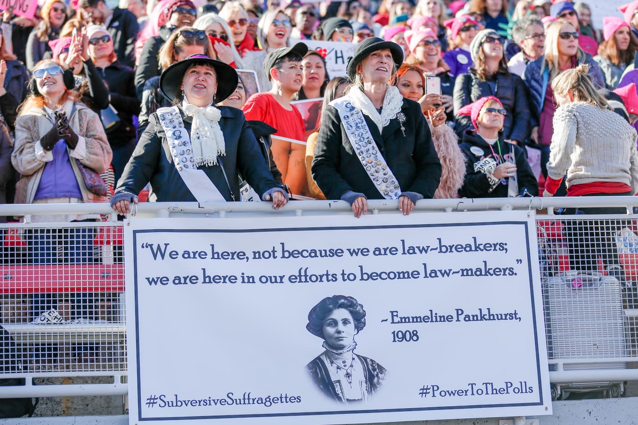 "No estamos aquí porque rompamos la ley, estamos aquí porque queremos convertirnos en quienes hacen las leyes".