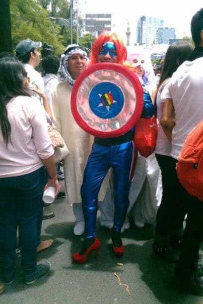 Donde se reclamaron políticas de inclusión para minorías sexuales. Crédito: Lucía Urrutia.