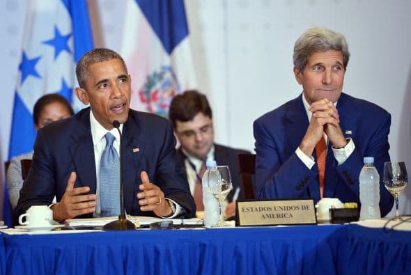 Barack Obama y John Kerry llegaron a Panamá con la consigna de hacer historia, al protagonizar el primer encuentro en décadas con funcionarios cubanos.
