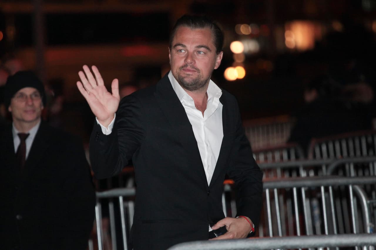 Al caer la noche, Leo llegó a la premiere de 'The Revenant' en la Gran Manzana.