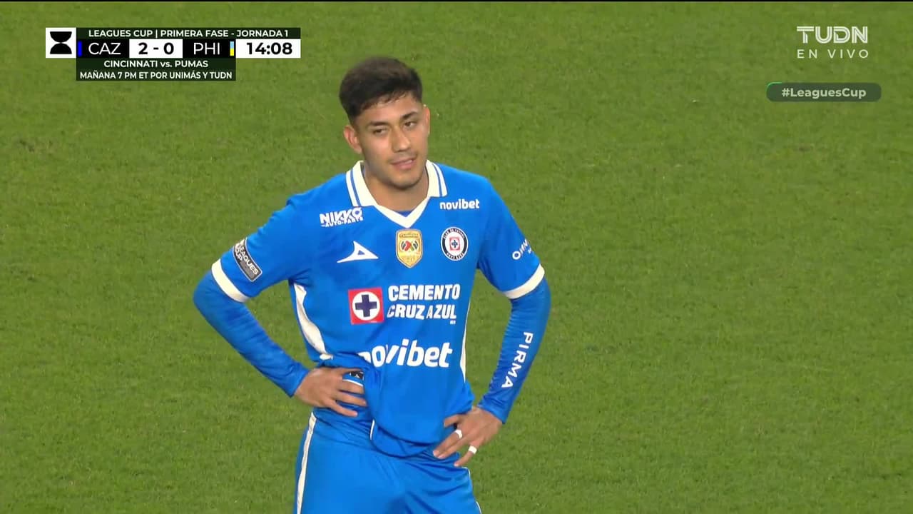 ¡El golazo de Cruz Azul vs. Philadelphia Union que no sube al marcador!