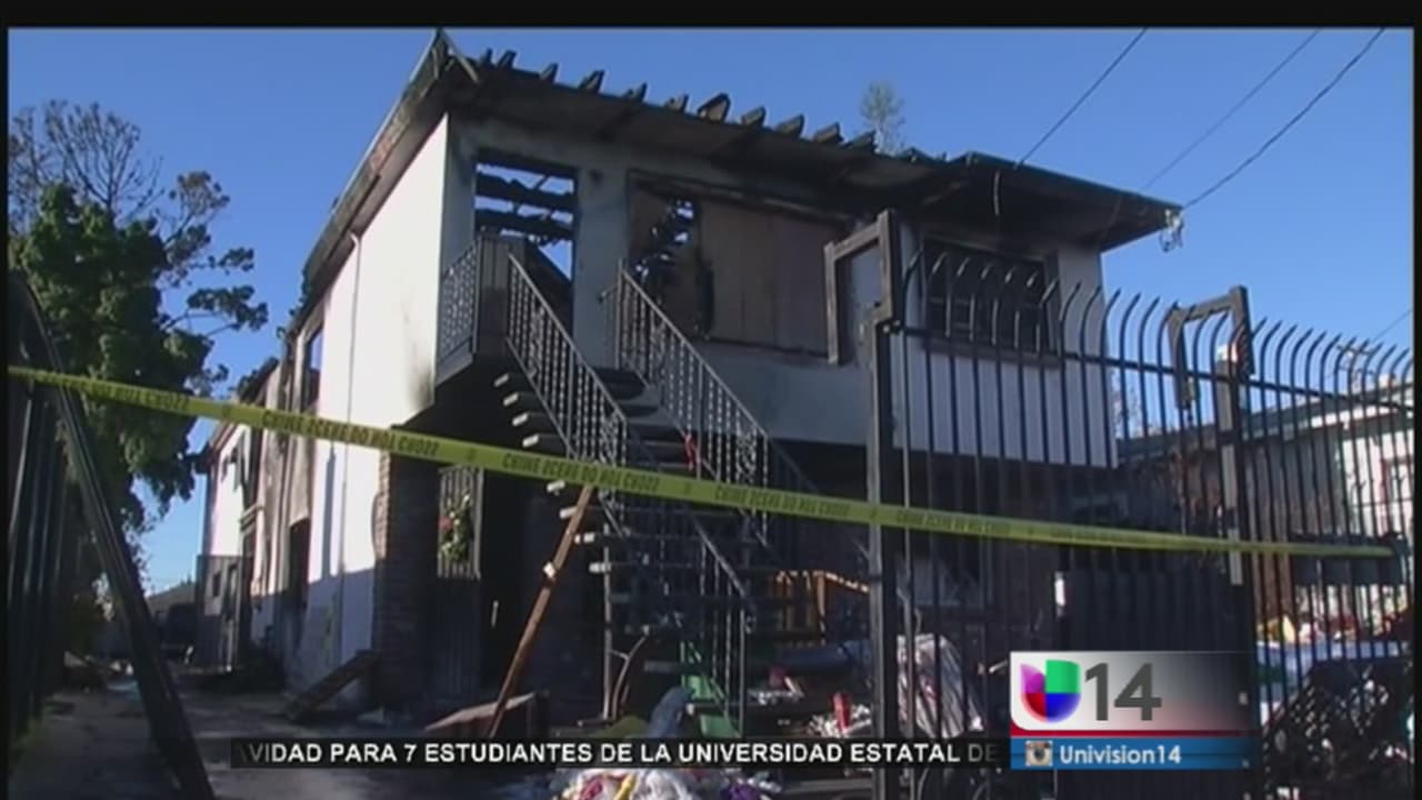 Dos personas mueren en un incendio registrado en East Oakland