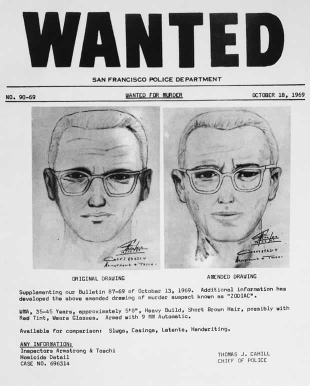 El 'Asesino del Zodiaco' aterrorizó a los residentes del norte de California en la década de 1960 y 1970 a través de una serie de asesinatos violentos.