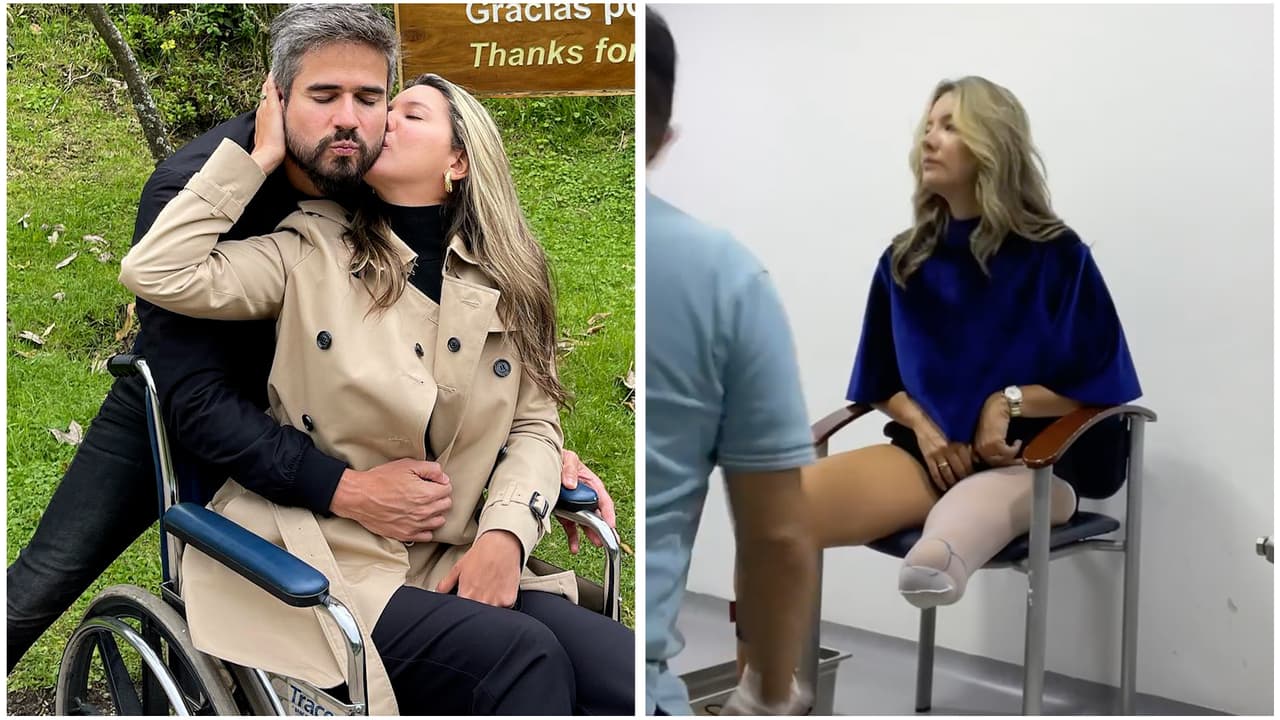 Daniel Arenas consiente a Daniella Álvarez con besos en la pierna mientras  ella vive intenso ejercicio | Univision Famosos | Univision
