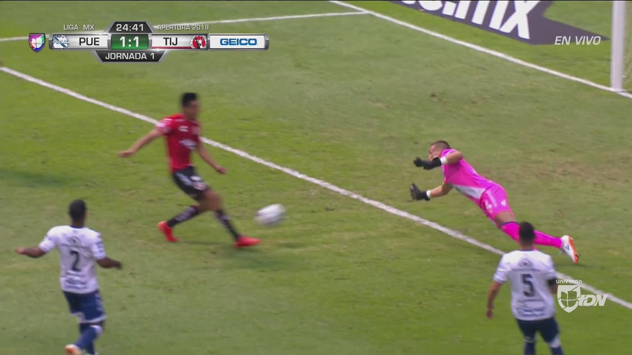 Xolos empata 1-1 a Puebla con debut goleador de Washington Camacho