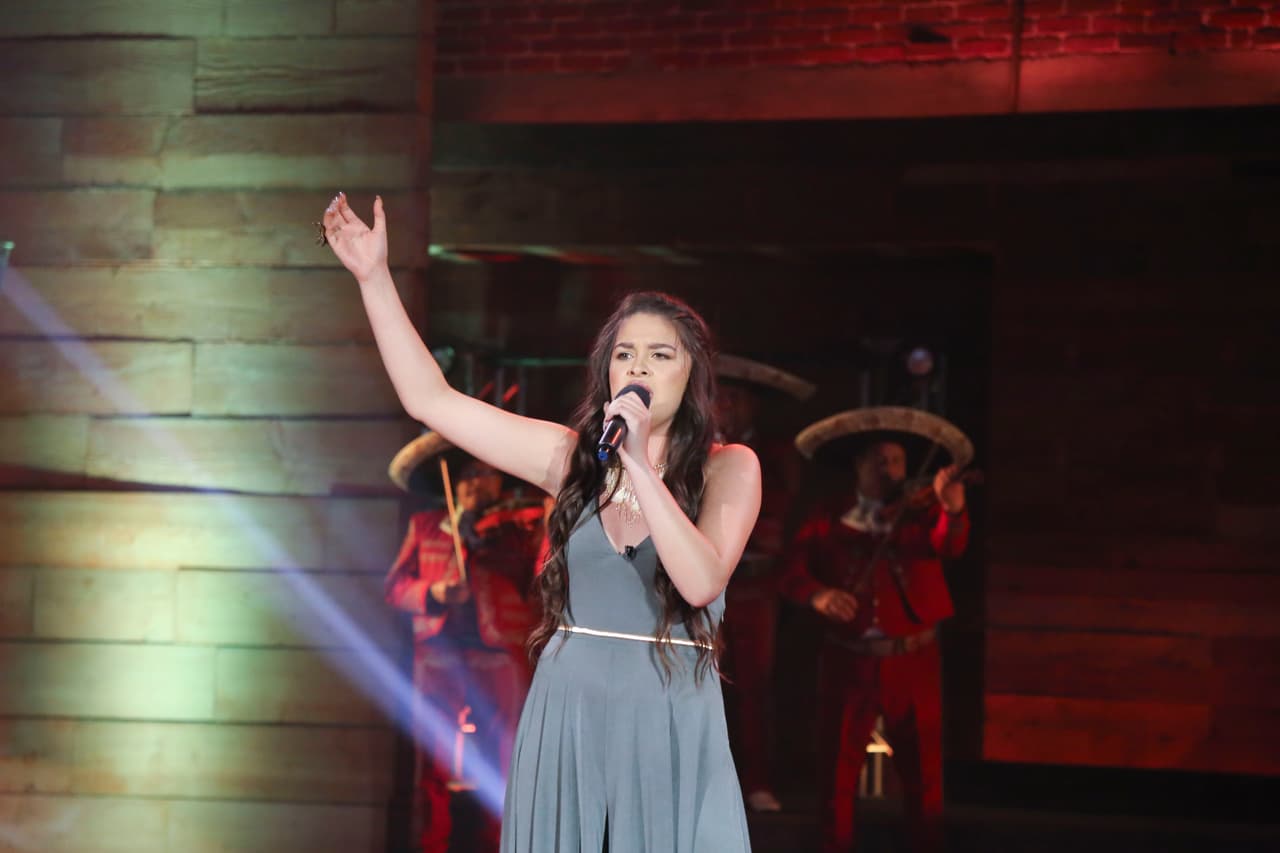 La concursante tuvo la oportunidad de cantar 'México lindo y querido'.
