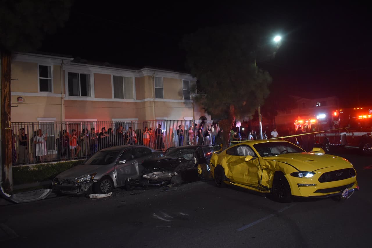 Este mapa muestra las zonas donde más peatones son atropellados en Los Ángeles