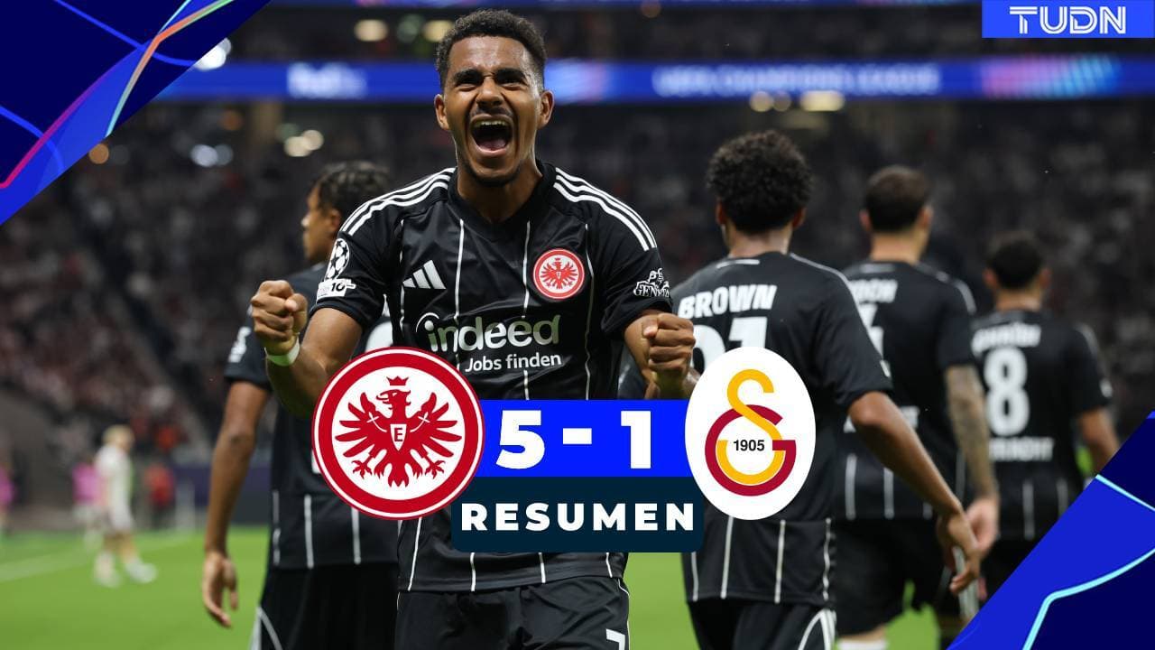 Resumen | Eintracht Frankfurt golea gracias a autogoles del Galatasaray