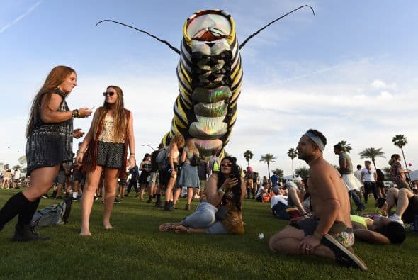 La fiesta en Coachella se puso al máximo durante el primer y segundo día.