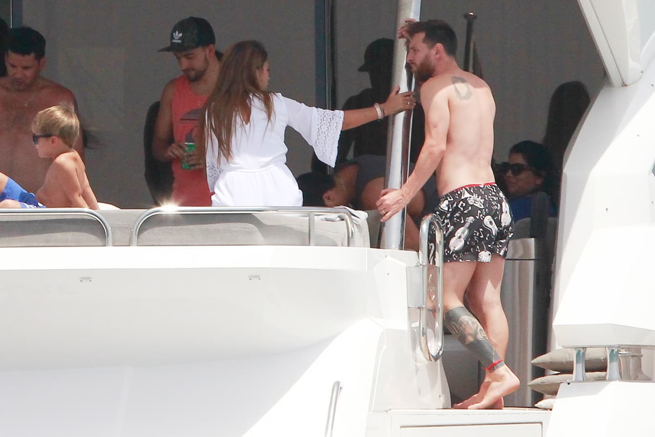 La familia Messi Roccuzzo eligió la isla de Formentera en el Mar Mediterráneo como destino de sus vacaciones veraniegas.