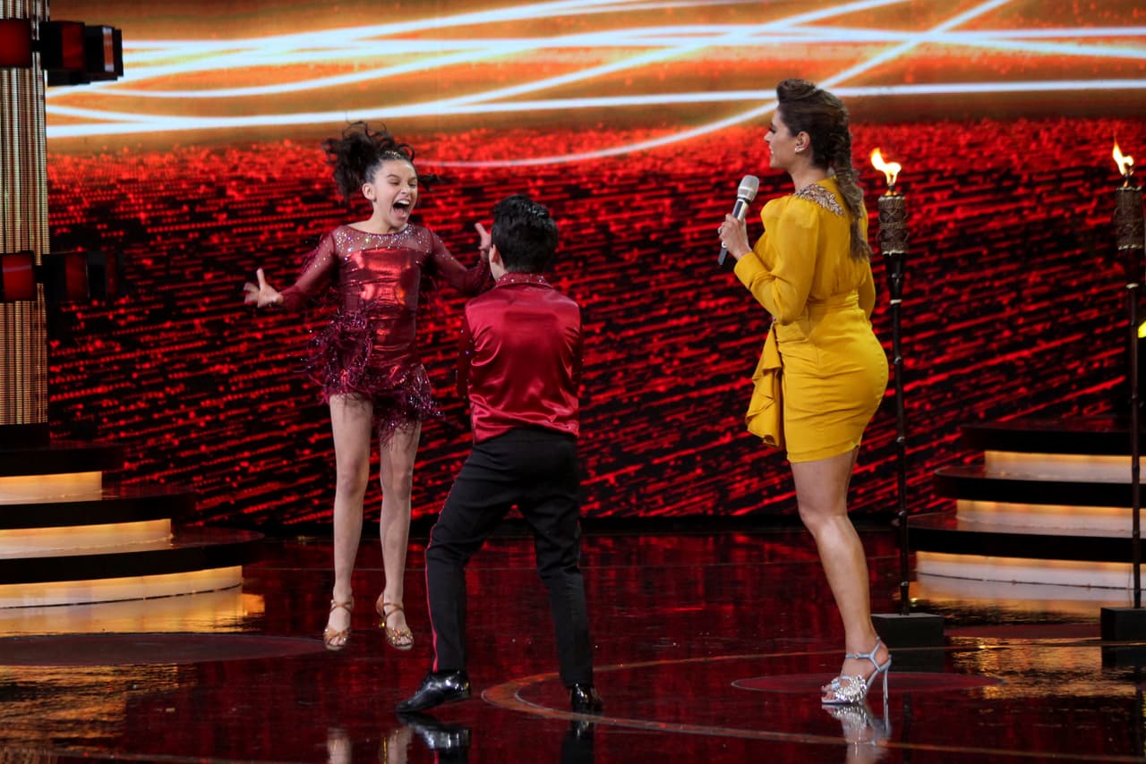 La calidad de su baile, una salsa, fue premiada con una calificación perfecta por parte de los jueces.