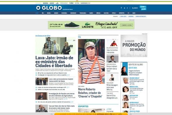 O GLOBO de Brasil.