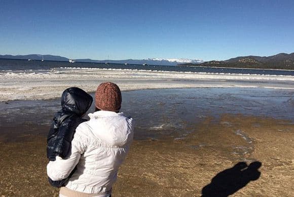 Satcha feliz de poder compartir todo el primer día del 2015 con la mayor bendición que le brindó Dios en el 2014.