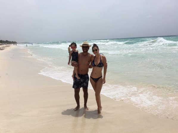 Ana Patricia vacaciona muy bien acompañada de su bella familia. ¿Será que aprovecha para escribirle a la cigüeña?