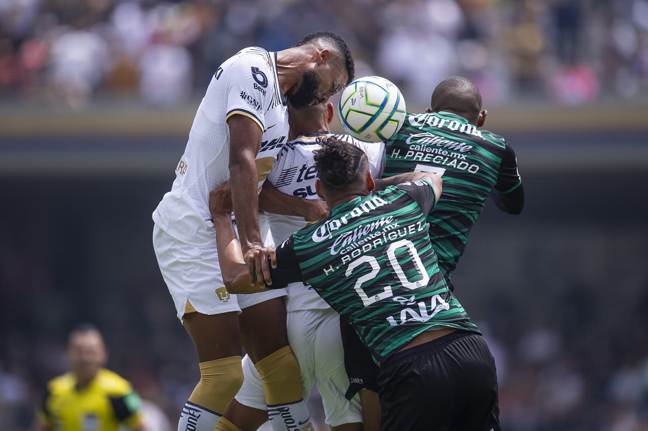 Goleada escandalosa a Pumas por parte de Santos por marcador de 5-1 en el Estadio Olímpico Universitario en la Jornada 10 del Apertura 2022 de la Liga MX.
