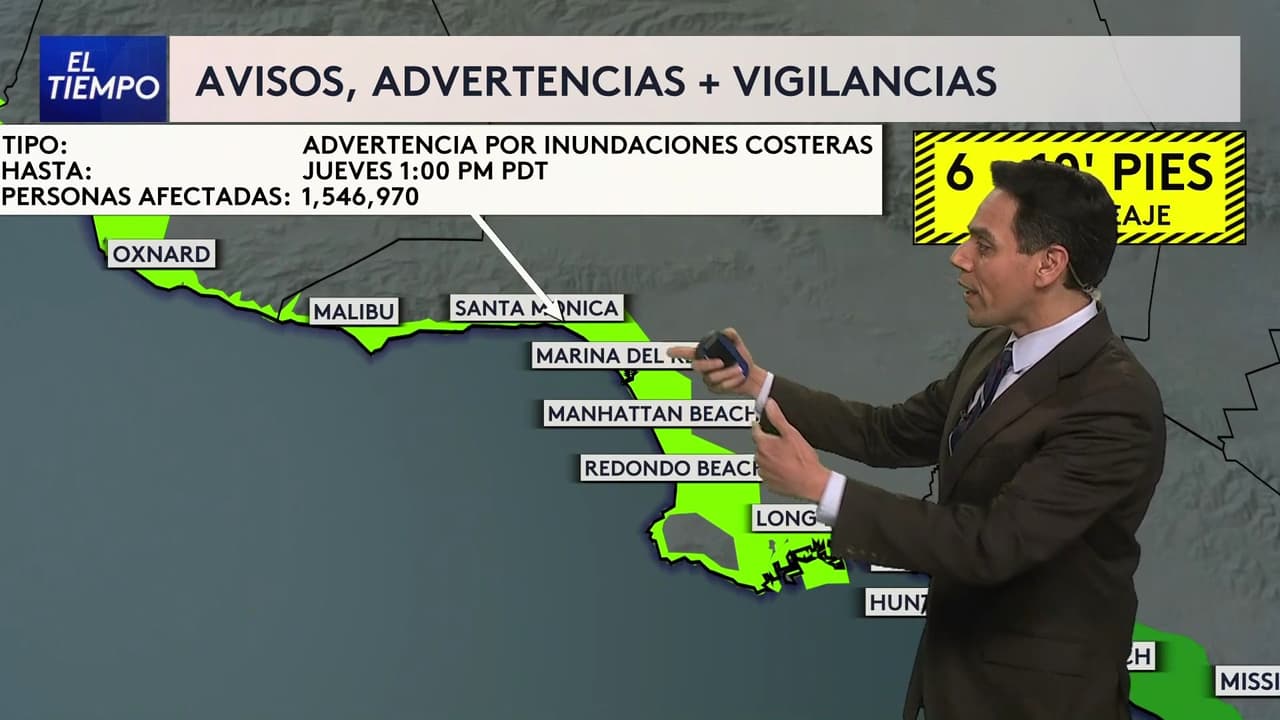 Pronóstico del tiempo en Los Ángeles: ¿A qué hora se espera hoy la marea alta en el sur de California?