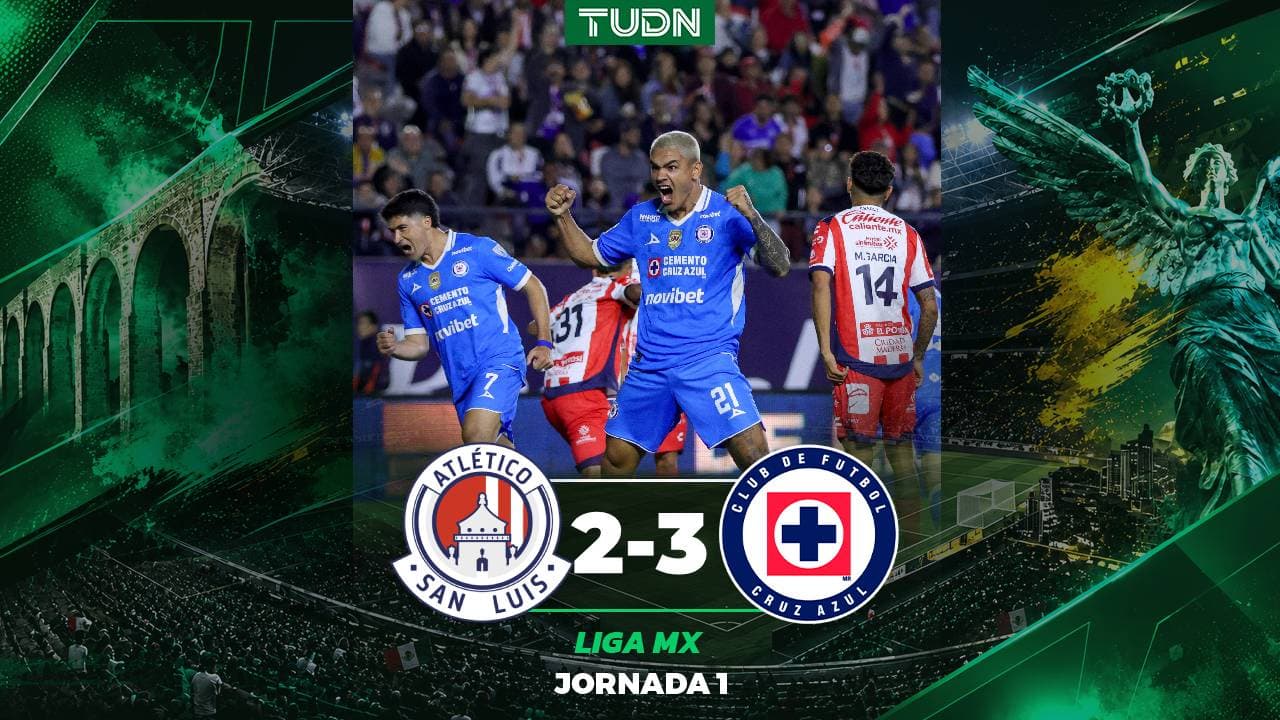Resumen | ¡Inicio de campeón! Cruz Azul se luce en San Luis