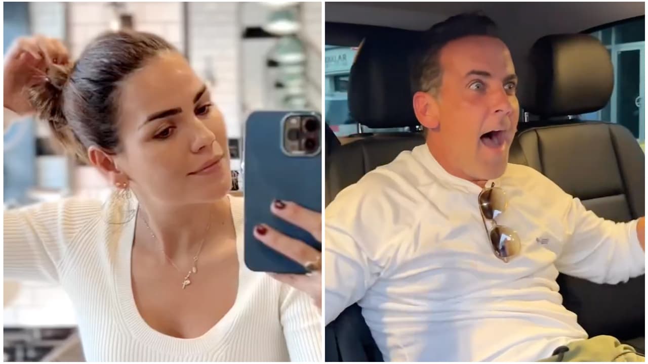 Karina Banda ahora es rubia: Carlos Ponce la esperó 6 horas y así reaccionó al verla con su nuevo look