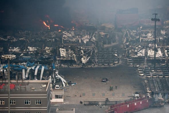 Tianjin se encuentra aproximadamente a 75 millas de la capital china "Beijing- y sirve como puerto para la región noroeste de China.