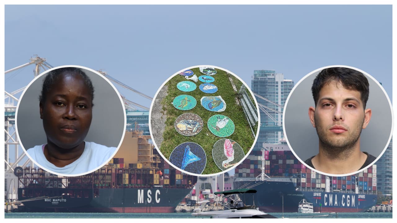 Arrestan a trabajadores del Puerto de Miami acusados de robar piezas de arte valoradas en $50,000