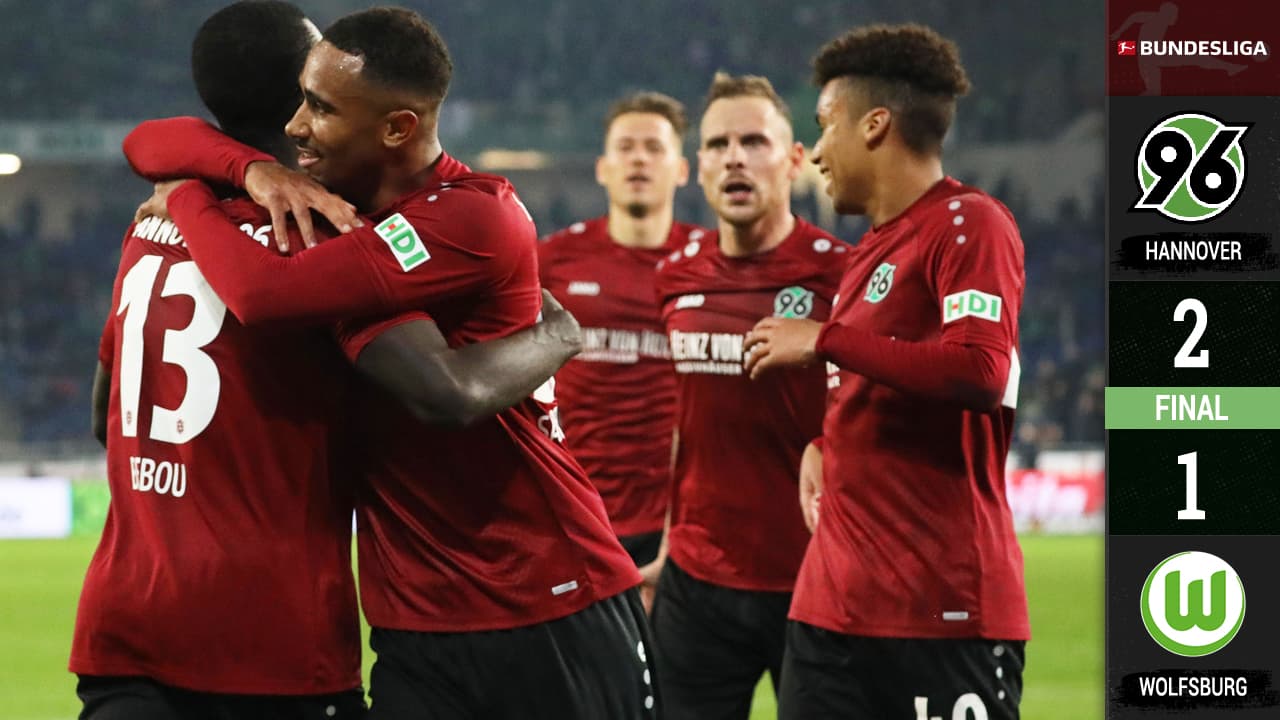 ¡Hannover respira! Derrota al Wolfsburgo, con ayuda del VAR, para alejarse del descenso