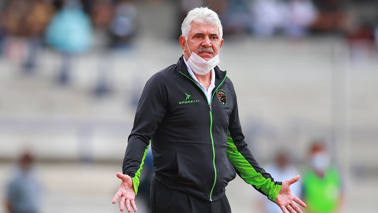 Ricardo 'Tuca' Ferretti pierde el toque en la Liga MX y ya suma 17 derrotas con Juárez FC