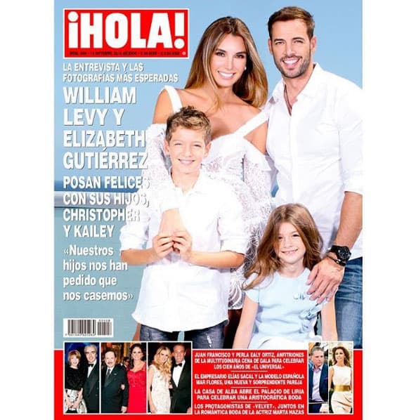 Hace unas semanas fueron la portada de la revista "¡Hola!", donde confesaron que sus hijos les han pedido que se casen.