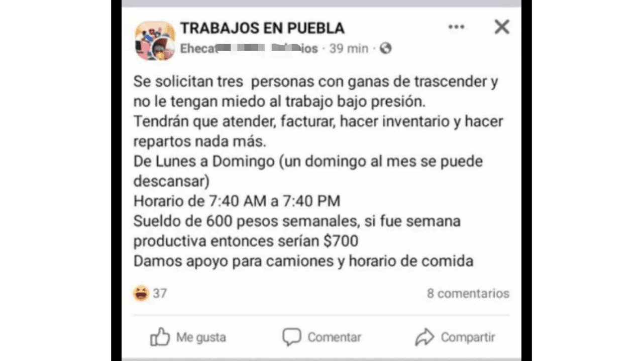 Anécdotas de trabajos explotadores en redes sociales