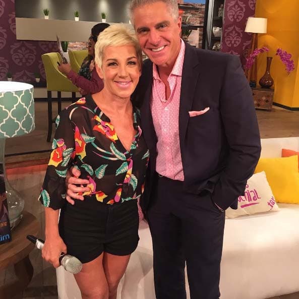 Lisardo estuvo muy feliz de trabajar con su paisana.