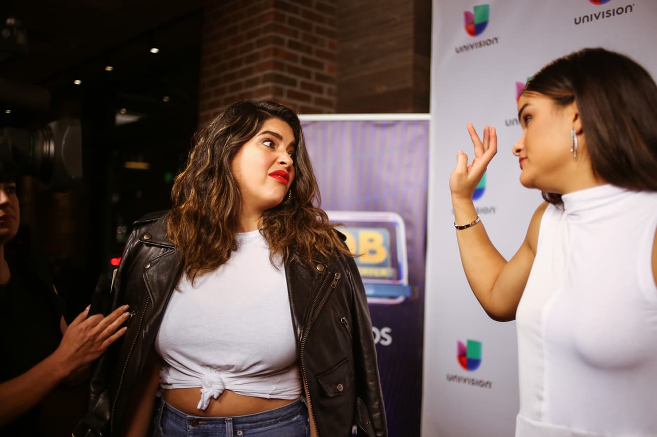 Uy, pero se encontró con Clarissa. Y no faltaron los pucheros. ¡Hey, la competencia aún no empieza!