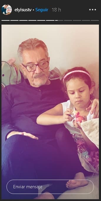 Yisus también festejó a quien le dio la vida, su padre el señor Jesús Díaz.