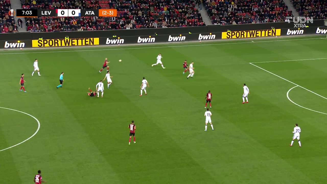 ¡TIRO ATAJADO! disparo por Moussa Diaby.