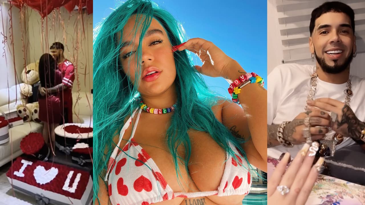 Mientras Karol G disfruta su soltería, Anuel y Yailin derraman su amor a través del internet