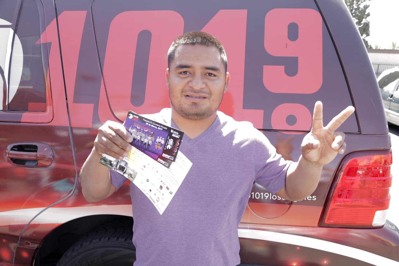 Ganadores de los tickets para el concierto con Banda Carnaval.