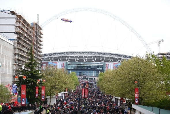 Chelsea y Liverpool se enfrentaron en el estadio de Wembley.