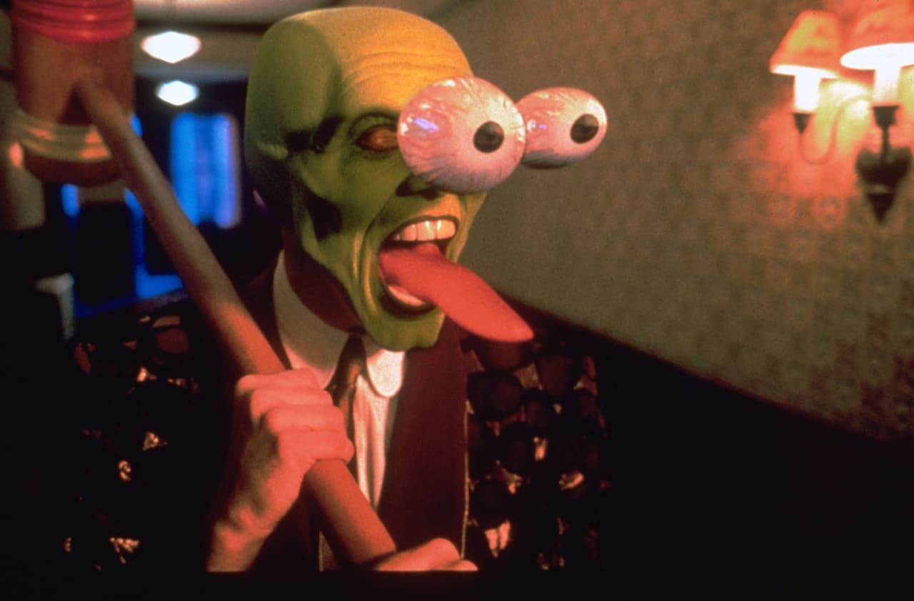 Jim Carrey se transformaba para su papel en ‘The Mask’.