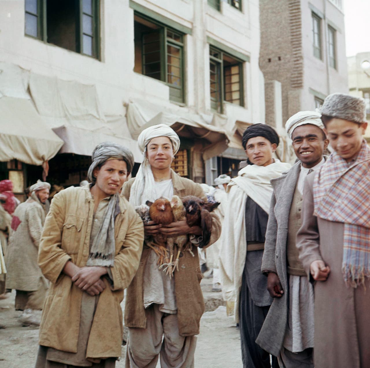 Residentes de Kabul, en 1961.
