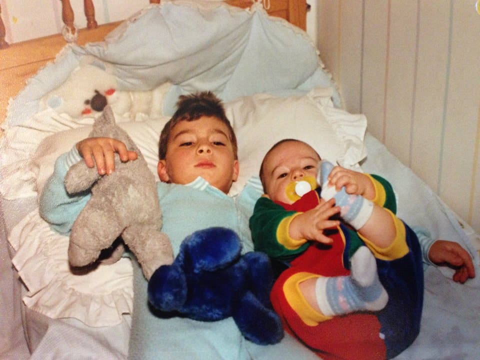 De esa relación nacieron Carlo y Aldo, quienes desde muy pequeños mostraron su parecido con su papá.