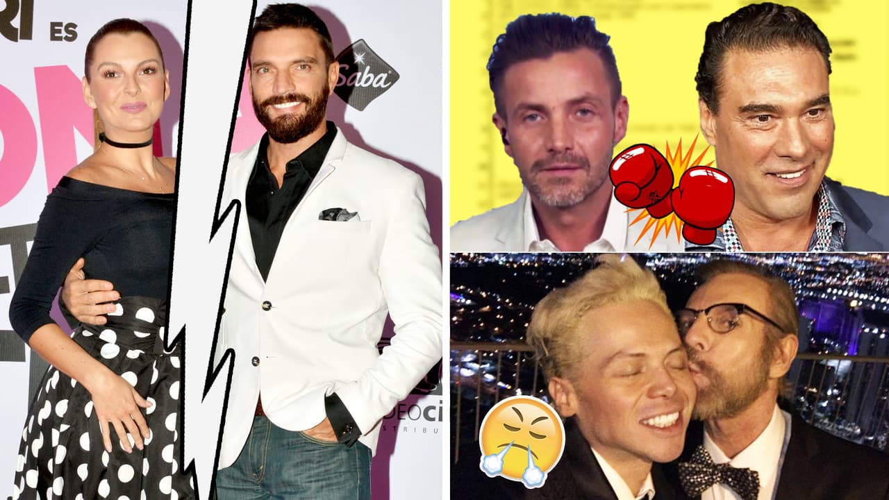 Parejas como 
<b><a href="http://www.univision.com/temas/marjorie-de-sousa">Marjorie de Sousa</a></b>, 
<b><a href="http://www.univision.com/temas/julian-gil">Julián Gil</a></b>, Gabriel Soto y Geraldine Bazán, o Alejandro Tommasi y Óscar Ruiz, tuvieron un escándaloso 2017 y sus conflictos los dejaron sin ganas de ver a sus contrapartes. Pero no fueron los únicos: padres e hijos, periodistas y colegas artistas, también se vieron envueltos en problemas.