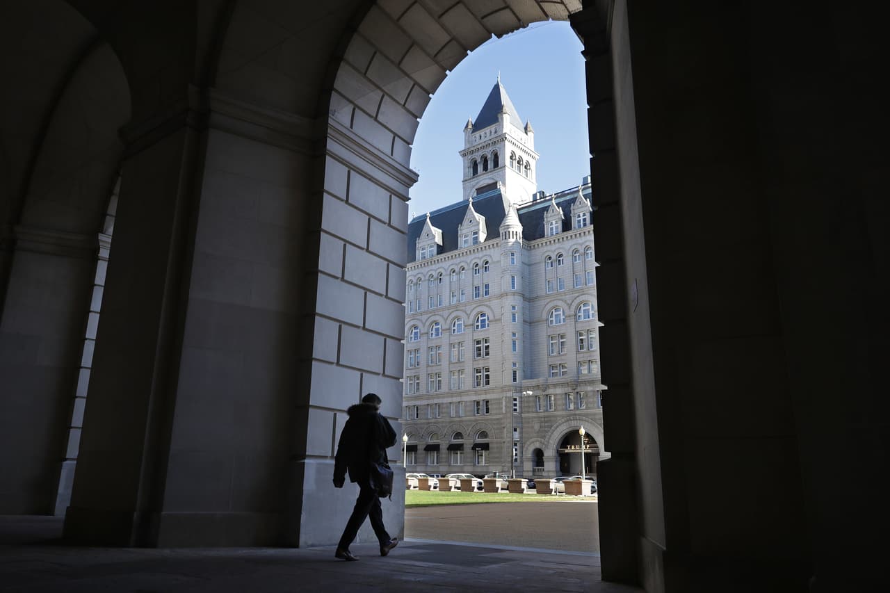 Imagen del Trump International Hotel que opera en un viejo edificio de la Oficina Postal en Washington DC.